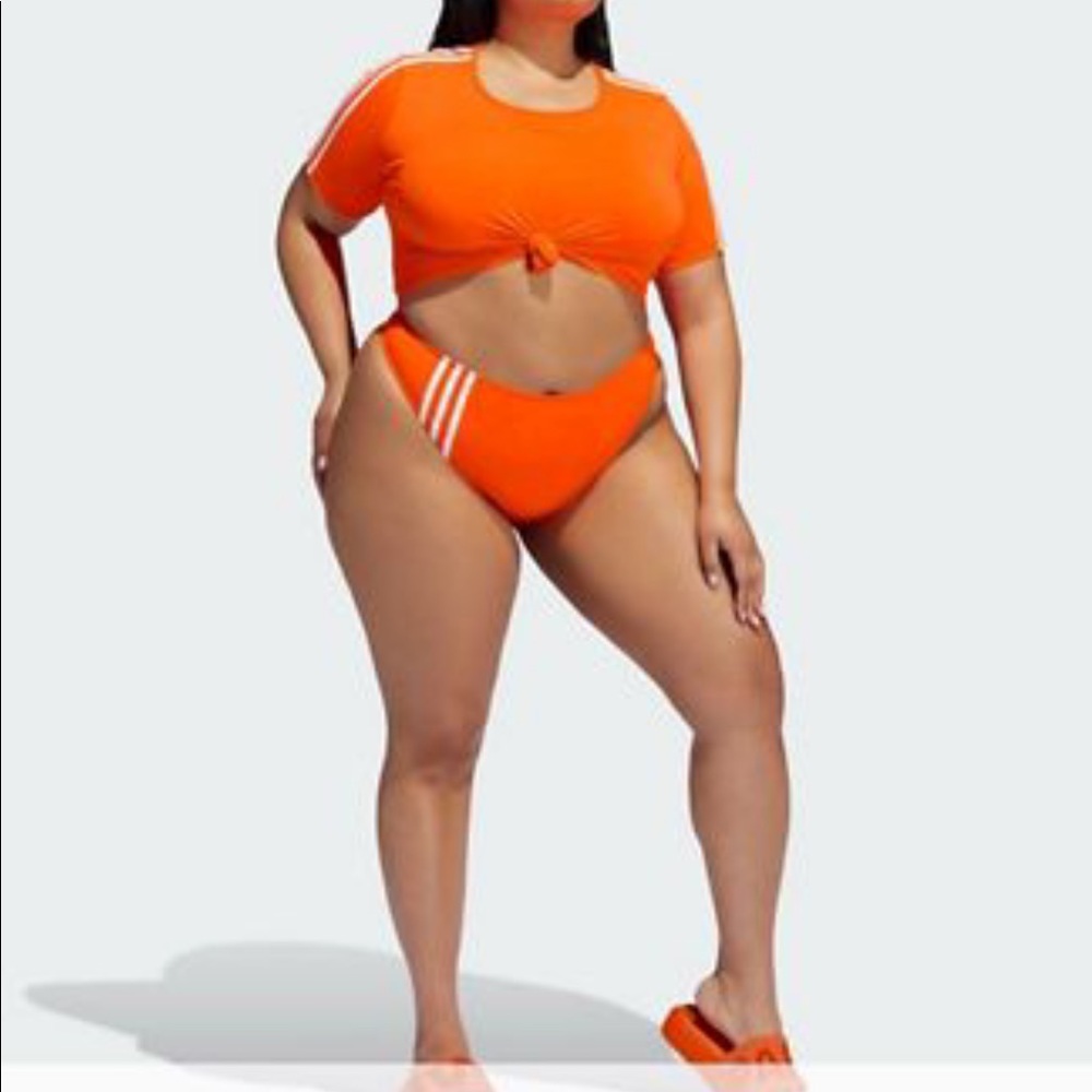 IVY Park Plus Size Orange One Piece Swimsuit